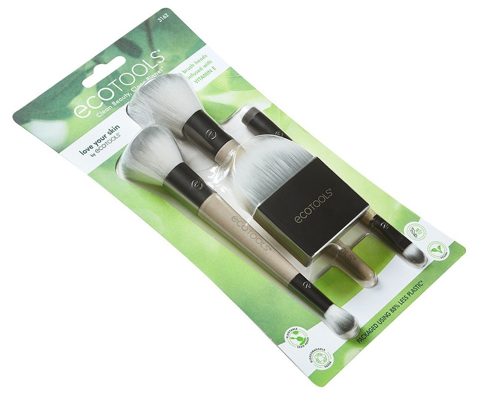 Эко Тулс Набор кистей для макияжа Love Your Skin (Eco Tools, Everyday Сollection) фото 3