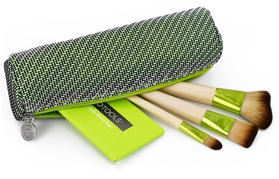 Эко Тулс Набор кистей для макияжа с косметичкой Travel and Glow (Eco Tools, Everyday Сollection) фото 1