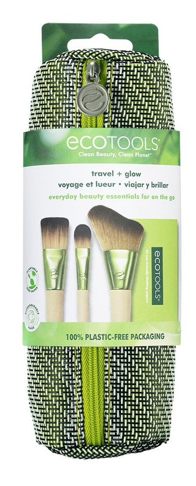 Эко Тулс Набор кистей для макияжа с косметичкой Travel and Glow (Eco Tools, Everyday Сollection) фото 2