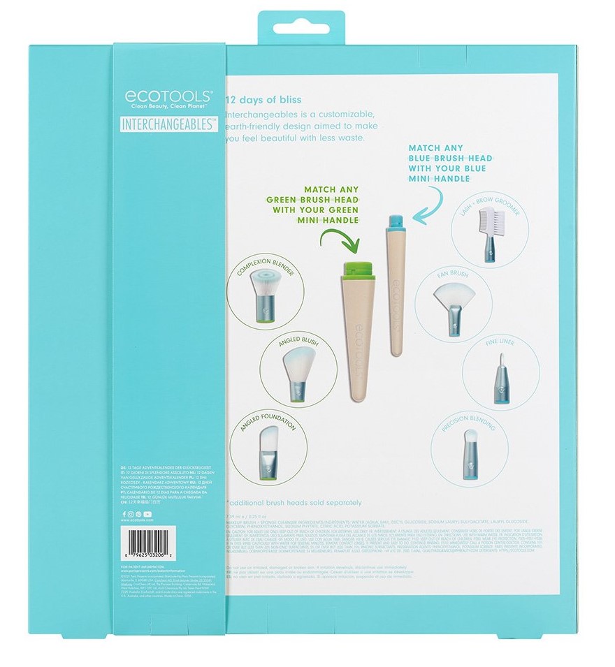 Эко Тулс Адвент-календарь Interchangeables 12 Days of Bliss Advent Calendar (Eco Tools, Holiday Collection) Эко Тулс Адвент-календарь Interchangeables 12 Days of Bliss Advent Calendar (Eco Tools, Holiday Collection) фото 2