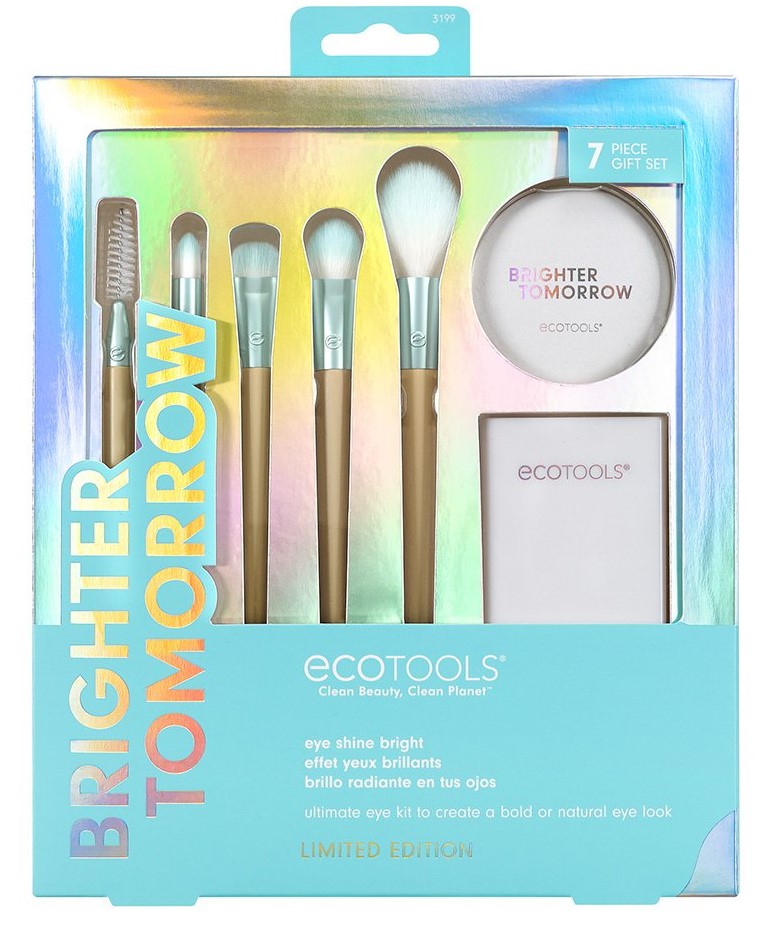 Эко Тулс Набор для макияжа глаз Eye Shine Bright Kit (Eco Tools, Holiday Collection) фото 1