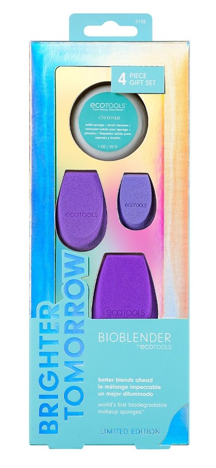 Эко Тулс Набор биоразлагаемых спонжей для макияжа Bioblender Better Blends Ahead (Eco Tools, Holiday Collection) фото 1