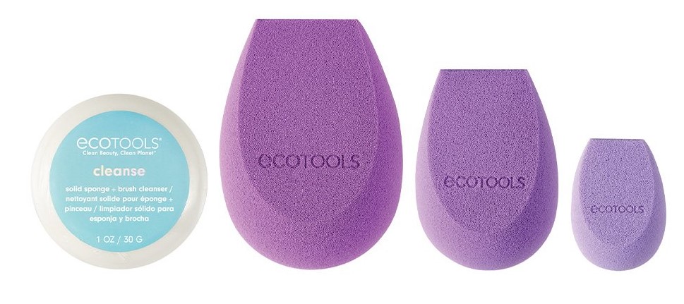 Эко Тулс Набор биоразлагаемых спонжей для макияжа Bioblender Better Blends Ahead (Eco Tools, Holiday Collection) фото 0