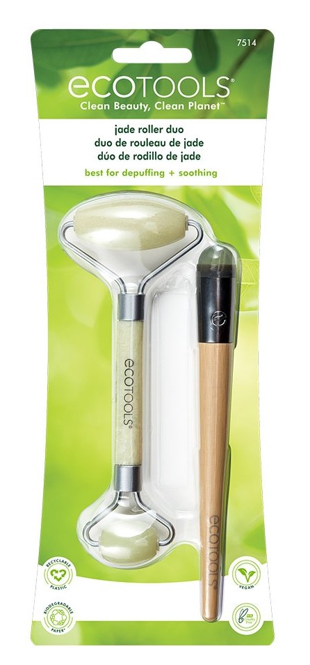 Эко Тулс Набор нефритовых роллеров для лица Jade Roller Duo (Eco Tools, Everyday Сollection) фото 1
