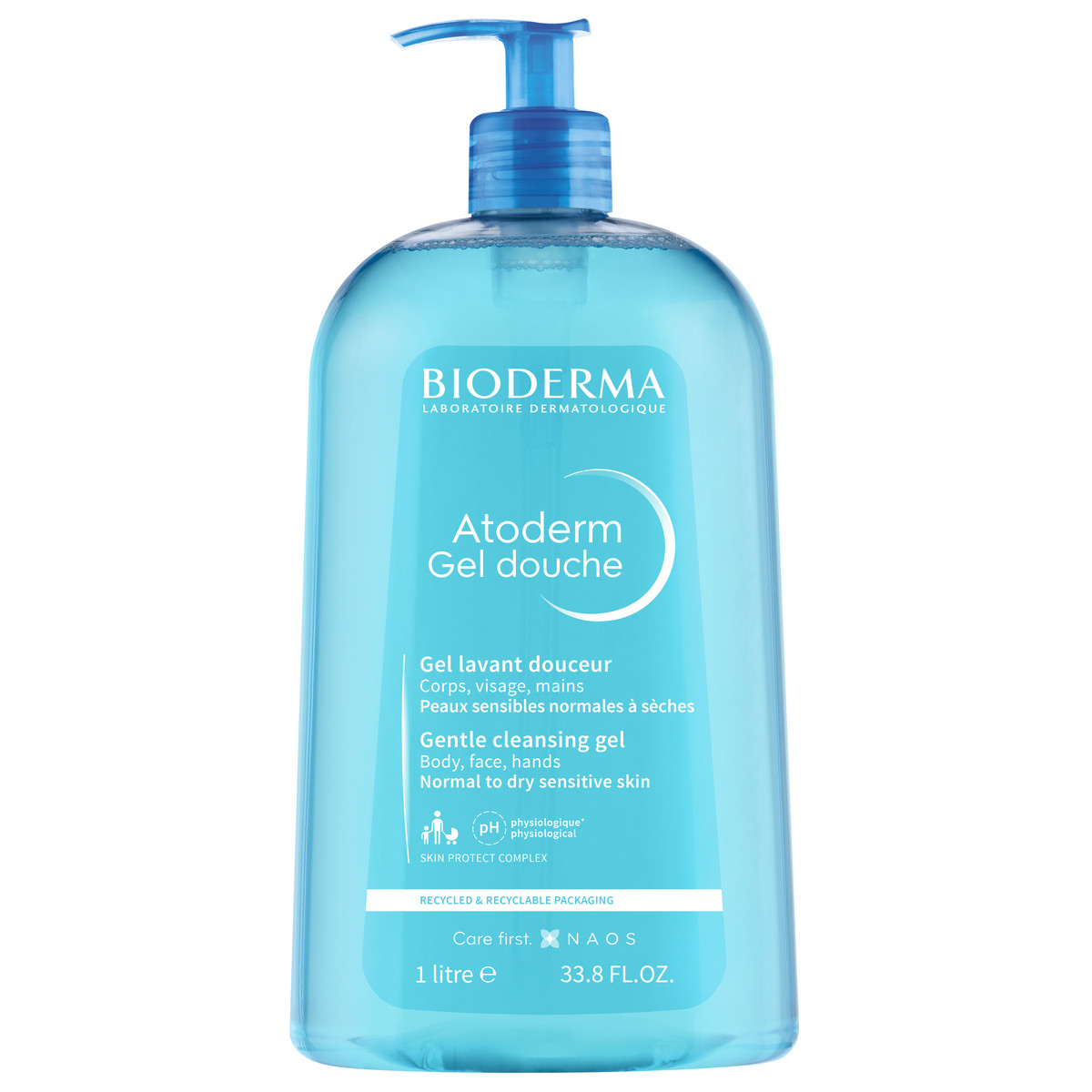 Bioderma Гель для душа, 1 л (Bioderma, Atoderm) масло для душа для сухой чувствительной и атопичной кожи лица и тела atoderm bioderma биодерма 100мл
