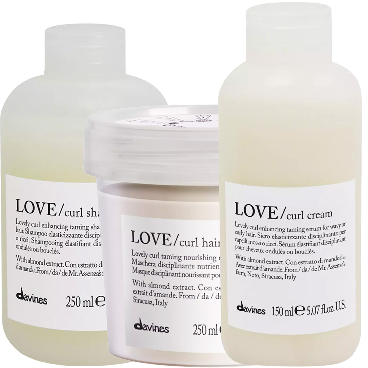 Давинес Программа Love Curl комплексный уход: шампунь 250 мл + маска 250 мл + крем 150 мл (Davines, Essential Haircare) фото 5