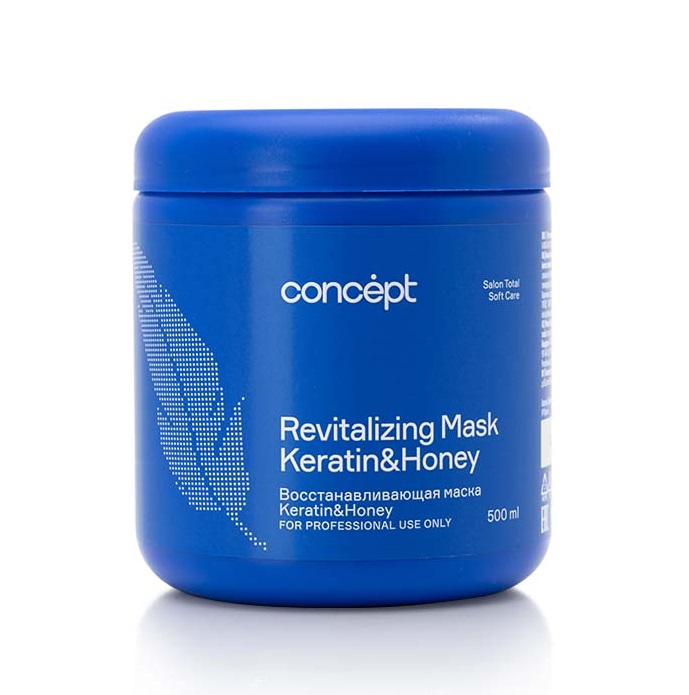 Концепт Восстанавливающая маска для волос Keratin&Honey, 500 мл (Concept, Salon Total Soft Care) фото 0