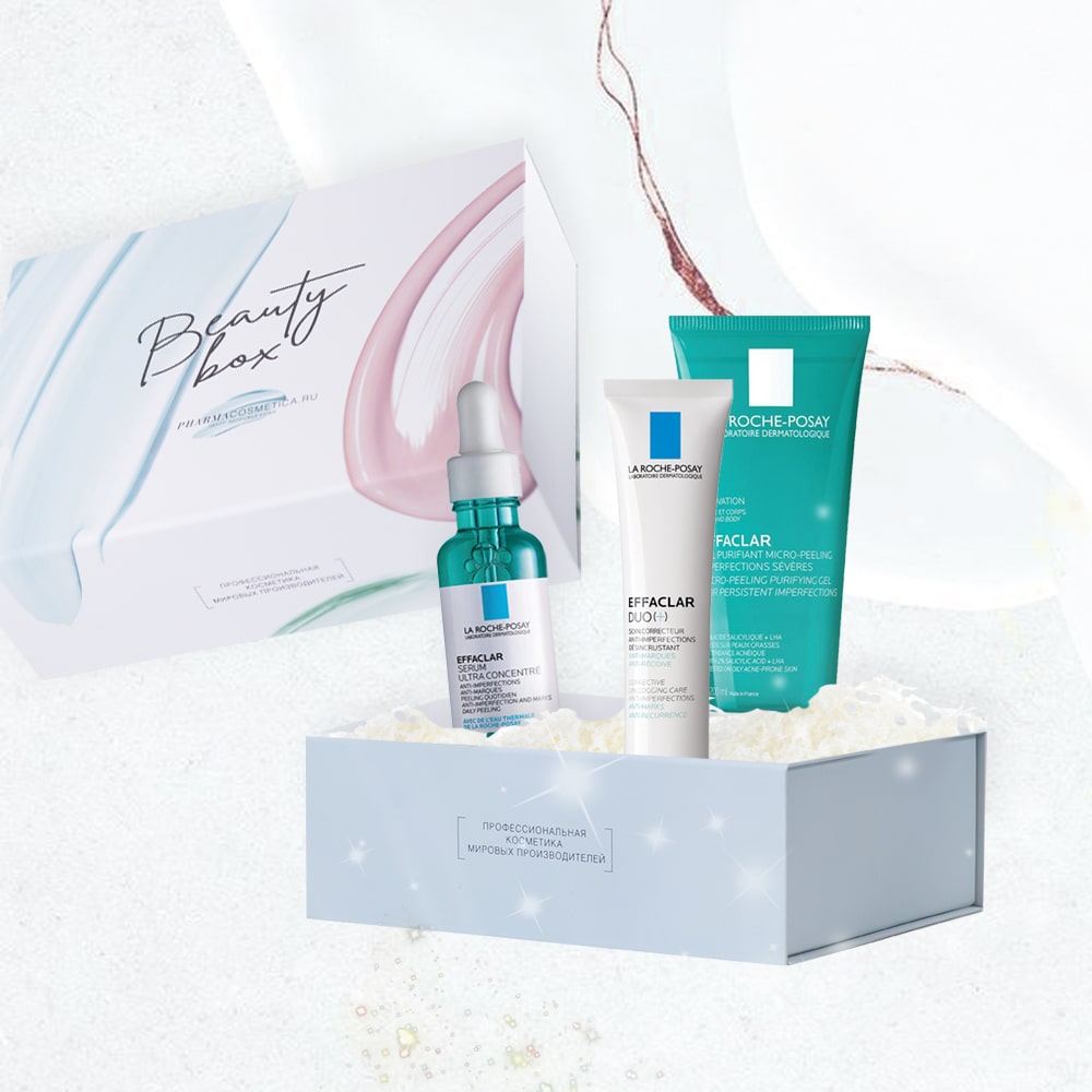  Подарочный набор La Roche Posay (крем-гель для лица 40 мл + сыворотка для лица 30 мл + очищающий гель 200 мл) (Подарочные наборы, ) фото 0