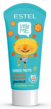 Эстель Детская зубная паста со вкусом апельсина, 60 мл (Estel, Little me) фото 0