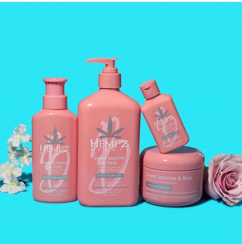 Хемпз Молочко для Sweet Jasmine & Rose Herbal Body Moisturizer, 500 мл (Hempz, Сладкий жасмин и роза) фото 1