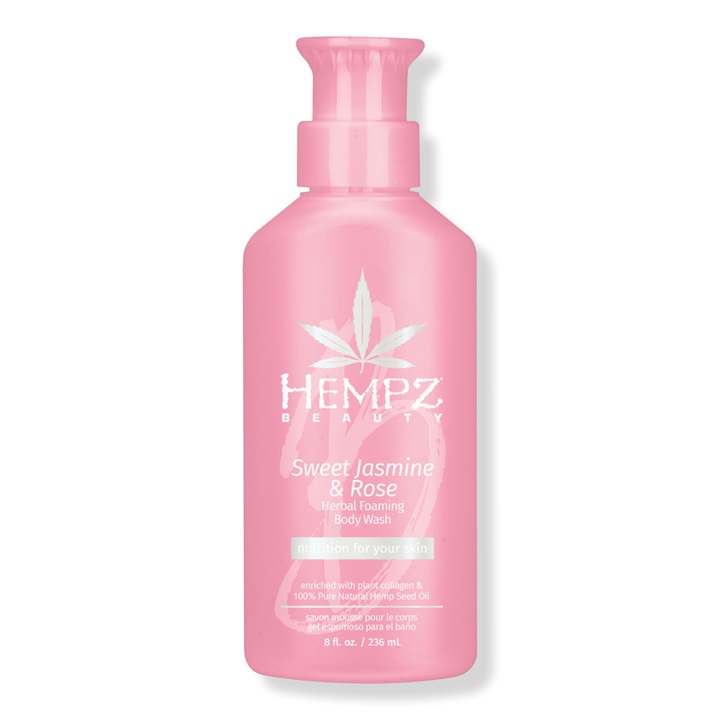 Hempz Гель для душа Sweet Jasmine & Rose Herbal Foaming Body Wash, 236 мл (Hempz, Сладкий жасмин и роза)