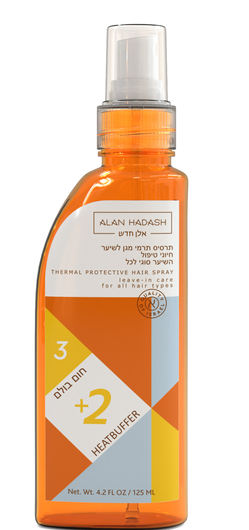Alan Hadash Термозащитный спрей Heatbuffer +2, 125 мл (Alan Hadash, Специальные средства) alan hadash термозащитный спрей для типов волос heatbuffer 2 125 мл