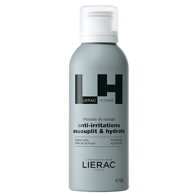 Lierac Пена для бритья Mousse De Rasage Anti-irritations, 150 мл (Lierac, Lierac Homme) lierac набор для мужчин пена 150 мл гель для тела и волос 200 мл lierac lierac homme