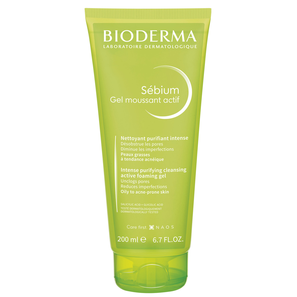 цена Bioderma Очищающий гель интенсивного действия Gel Actif, 200 мл (Bioderma, Sebium)