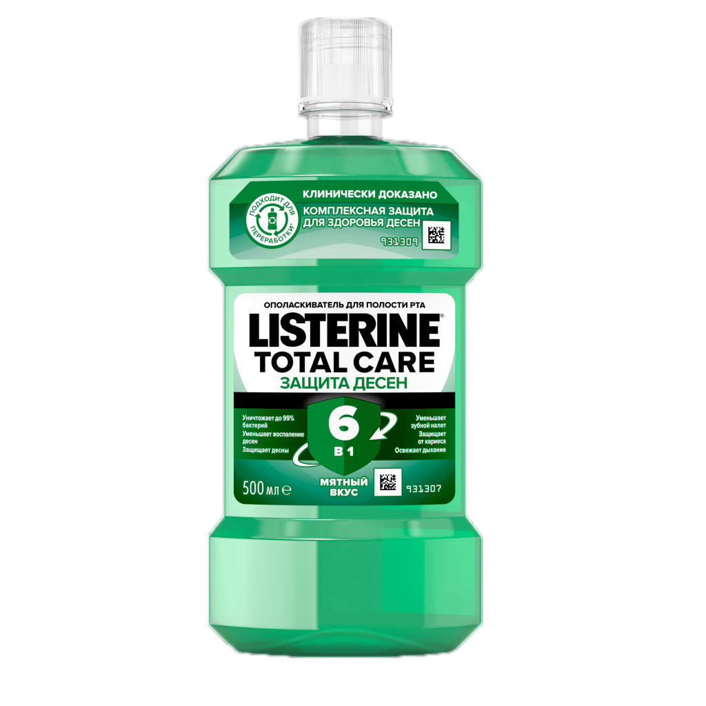  Ополаскиватель для полости рта Total Care «Защита десен», 500 мл (LISTERINE, ) фото 0