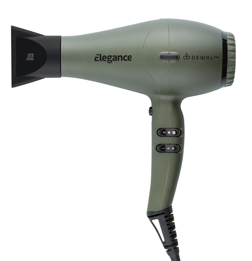 Dewal Pro Фен Еlegance оливковый с ионизацией, 2 насадки, 2300 Вт (Dewal Pro, Фены) dewal pro elegance 03 9010 olive 2300 вт