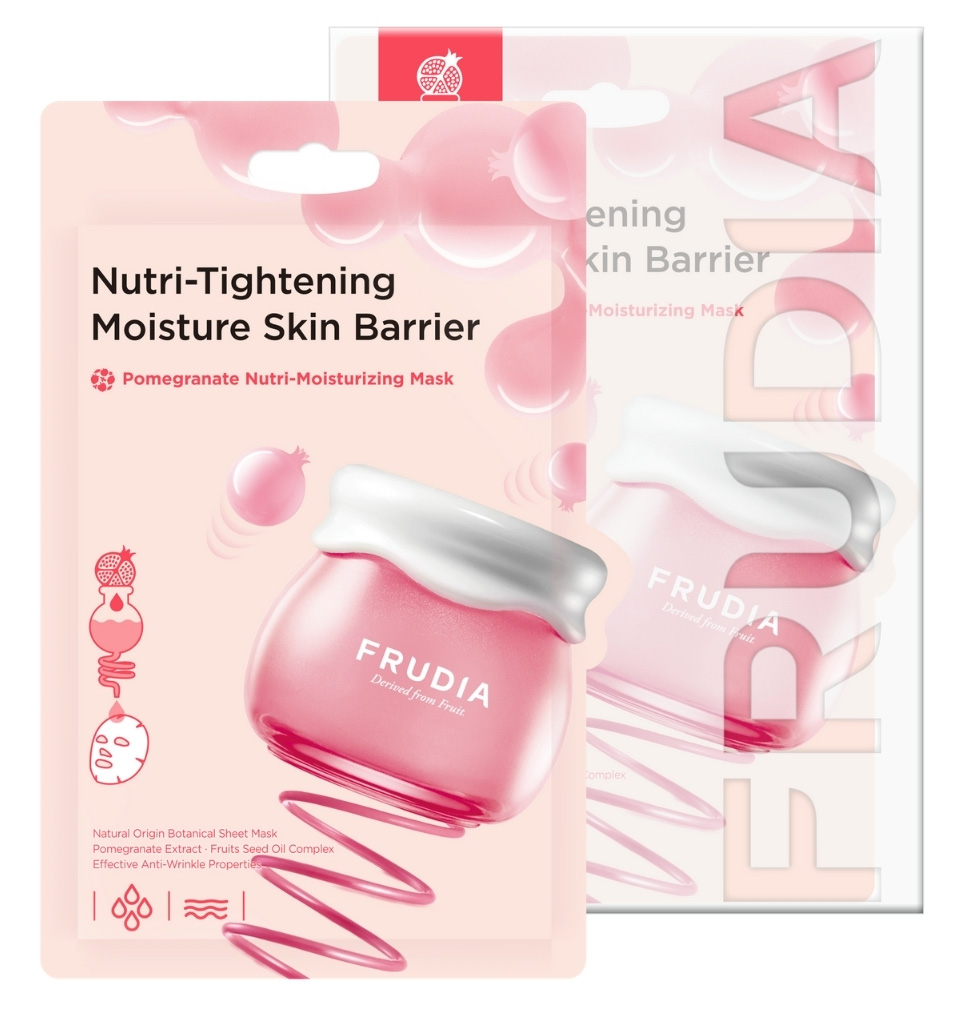 Фрудиа Питательная маска для лица с гранатом, 10 шт х 20 мл (Frudia, Сияние с гранатом) фото 1