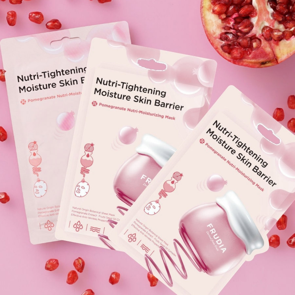 Фрудиа Питательная маска для лица с гранатом, 20 мл (Frudia, Сияние с гранатом) фото 2
