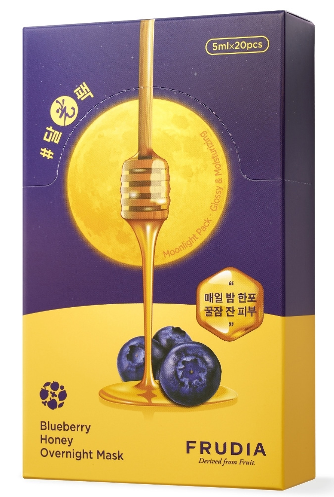 Фрудиа Питательная ночная маска с черникой и медом, 20 х 5 мл (Frudia, Увлажнение с черникой) фото 3