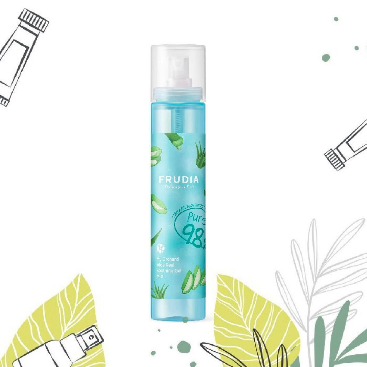 Фрудиа Смягчающий гель-мист с алоэ, 125 мл (Frudia, My Orchard) фото 2