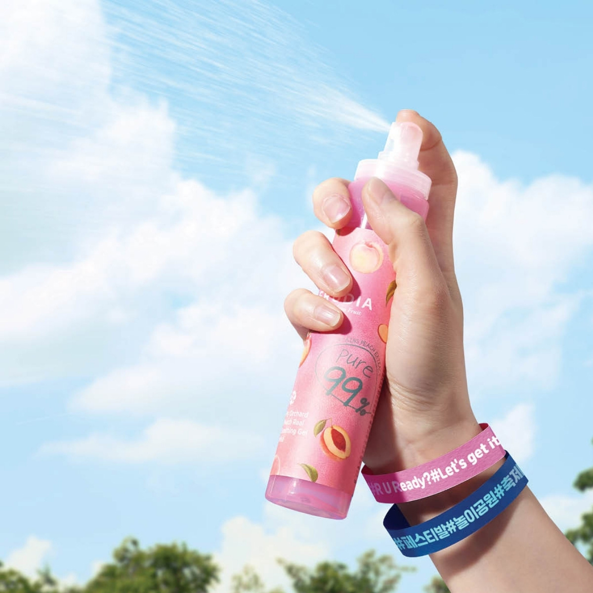 Фрудиа Увлажняющий гель-мист с персиком, 125 мл (Frudia, My Orchard) фото 3