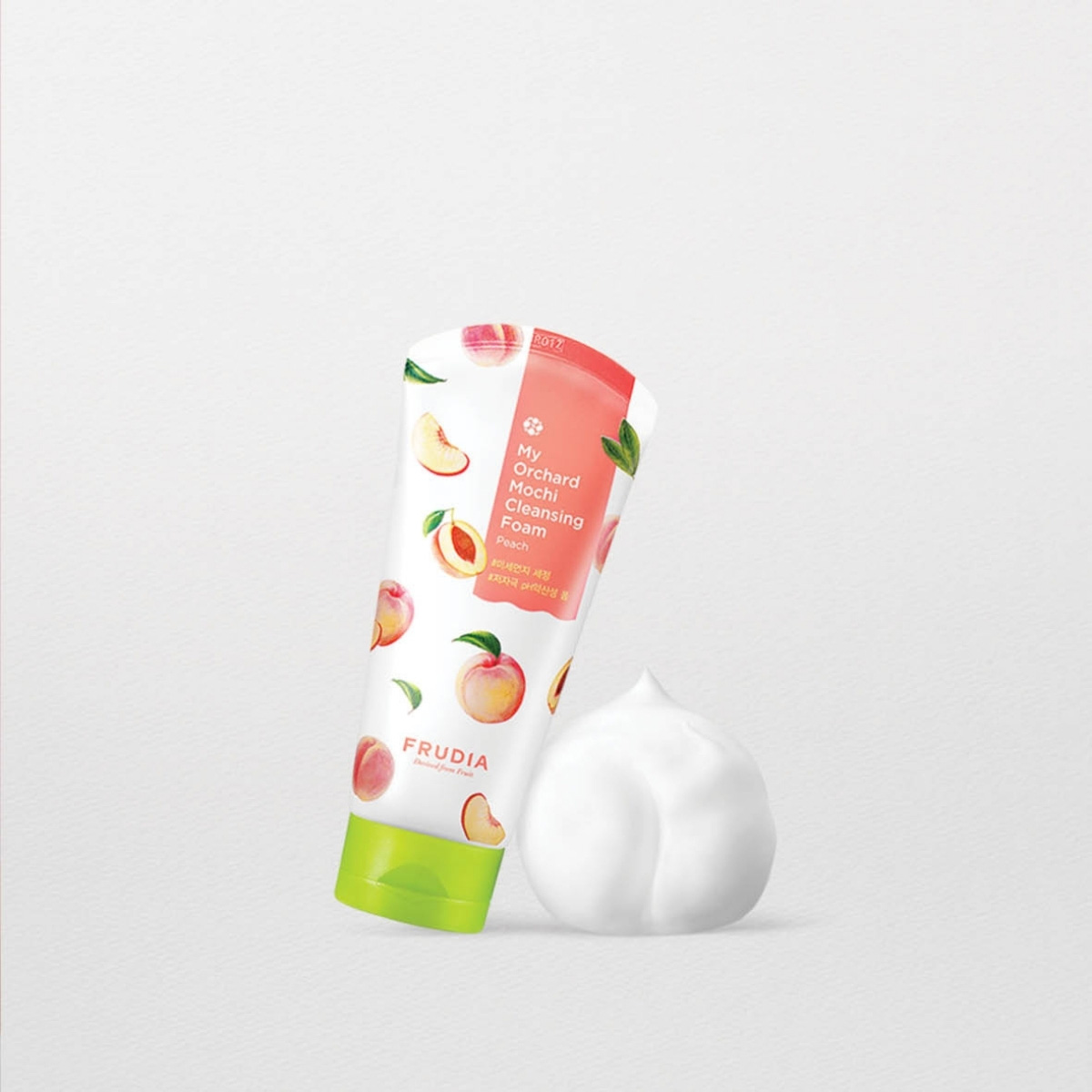 Фрудиа Очищающая пенка-моти c персиком, 120 мл (Frudia, My Orchard Mochi) фото 2