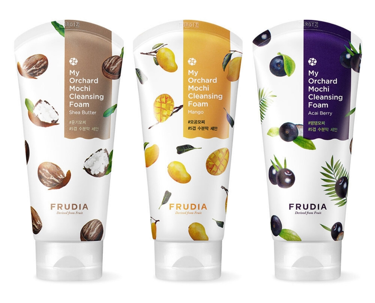 Фрудиа Очищающая пенка-моти с маслом ши, 120 мл (Frudia, My Orchard Mochi) фото 3
