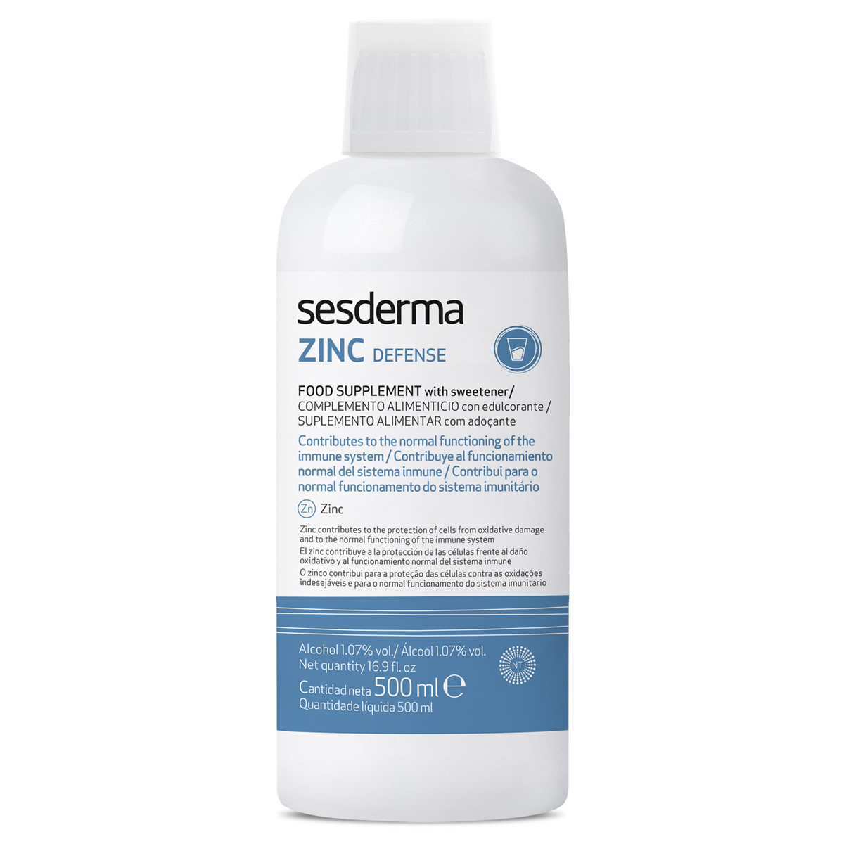Сесдерма Питьевая биологически активная добавка цинк Defense, 500 мл (Sesderma, БАДы) фото 0