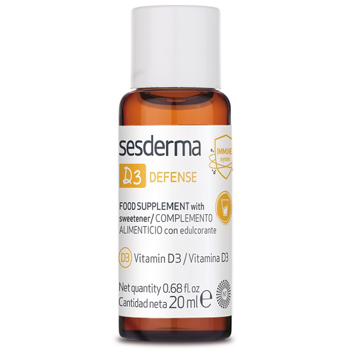 Сесдерма Питьевая биологически активная добавка с витамином Д3 Defense, 15 шт х 20 мл (Sesderma, БАДы) Сесдерма Питьевая биологически активная добавка с витамином Д3 Defense, 15 шт х 20 мл (Sesderma, БАДы) фото 1