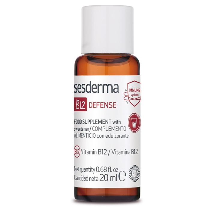 Сесдерма Питьевая биологически активная добавка с витамином В12 Defense, 15 шт х 20 мл (Sesderma, БАДы) фото 1