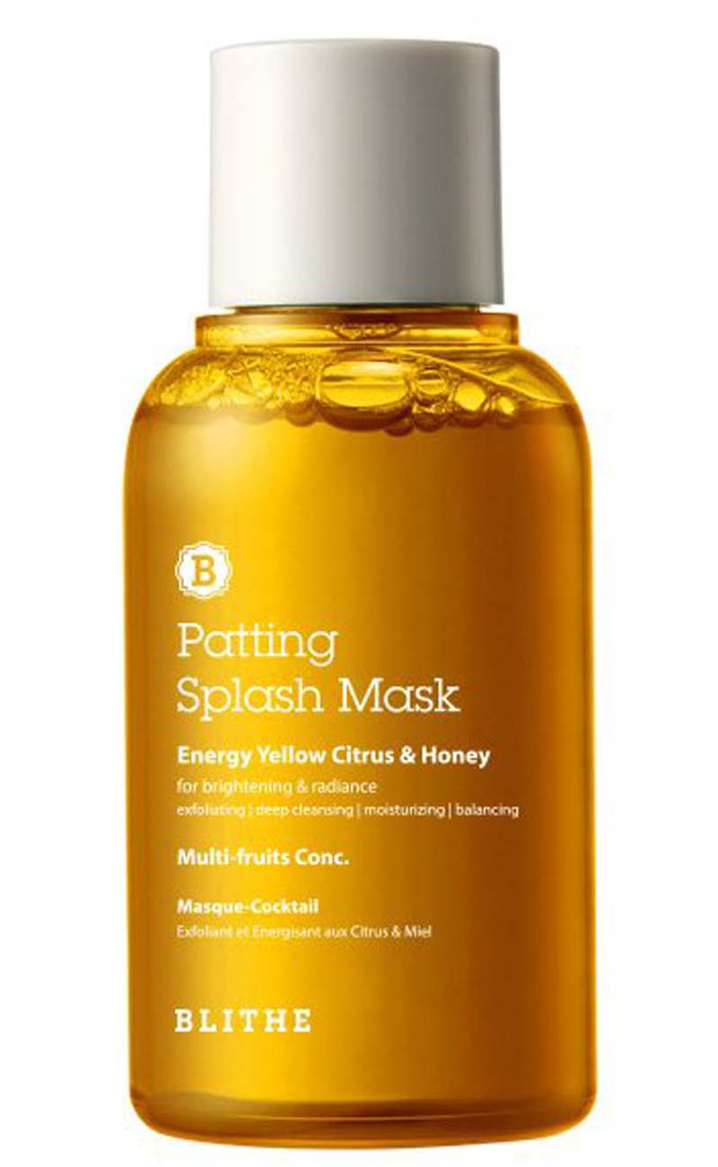 Blithe Сплэш-маска для сияния «Энергия цитрус и мед» Mask Energy Yellow Citrus & Honey, 70 мл (Blithe, Patting Splash) blithe сплэш маска для восстановления смягчающий и заживляющий зеленый чай soothing and healing green tea mask 70 мл blithe patting splash