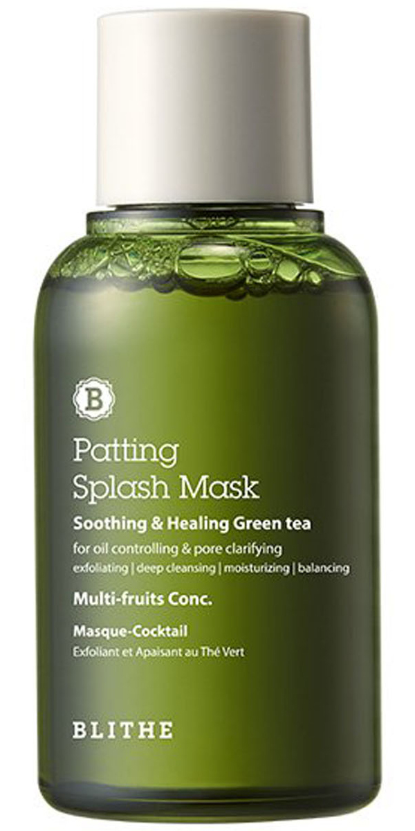 Блайт Сплэш-маска для восстановления «Смягчающий и заживляющий зеленый чай» Soothing and Healing Green Tea Mask, 70 мл (Blithe, Patting Splash) фото 0