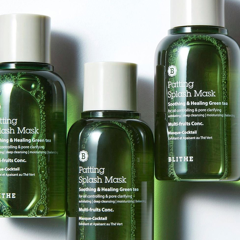 Блайт Сплэш-маска для восстановления «Смягчающий и заживляющий зеленый чай» Soothing and Healing Green Tea Mask, 70 мл (Blithe, Patting Splash) фото 5