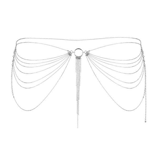 Бижу Индескретс Бикини-цепочка Magnifique Metallic, серебристая (Bijoux Indiscrets, ) фото 0