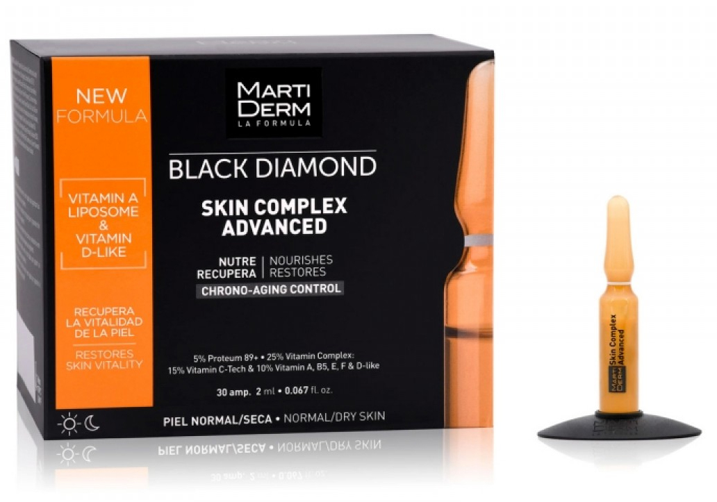 Martiderm Ампулы Skin Complex Advanced, 30 x 2 мл (Martiderm, Black Diamond)
