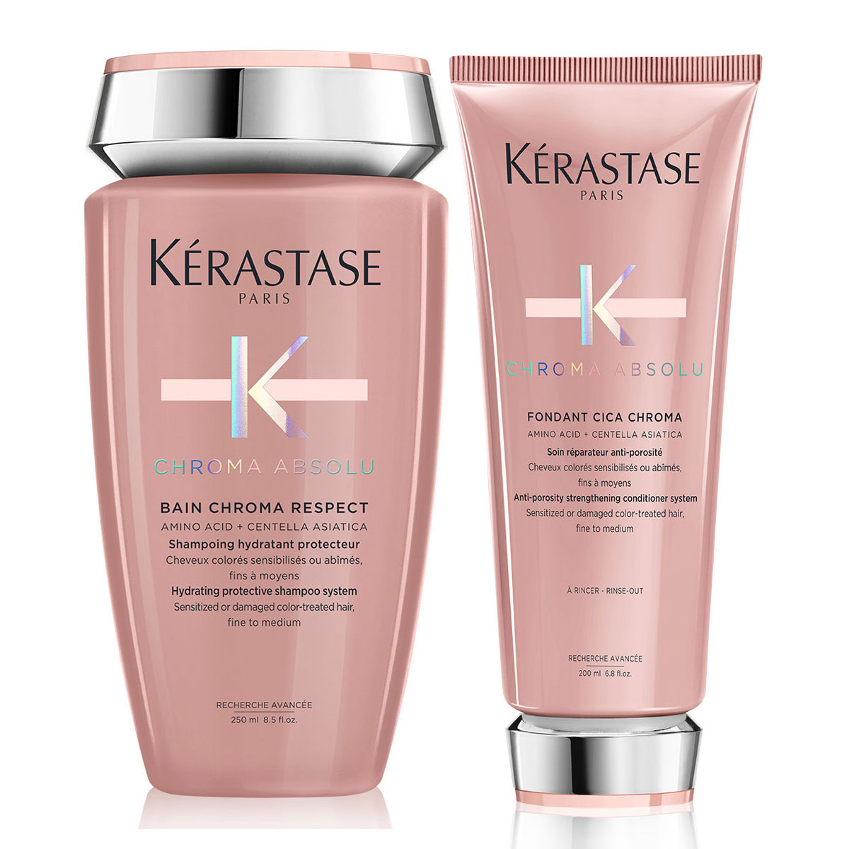 

Kerastase Набор для окрашенных волос (шампунь 250 мл + молочко 200 мл) (Kerastase, Chroma Absolu), Chroma Absolu