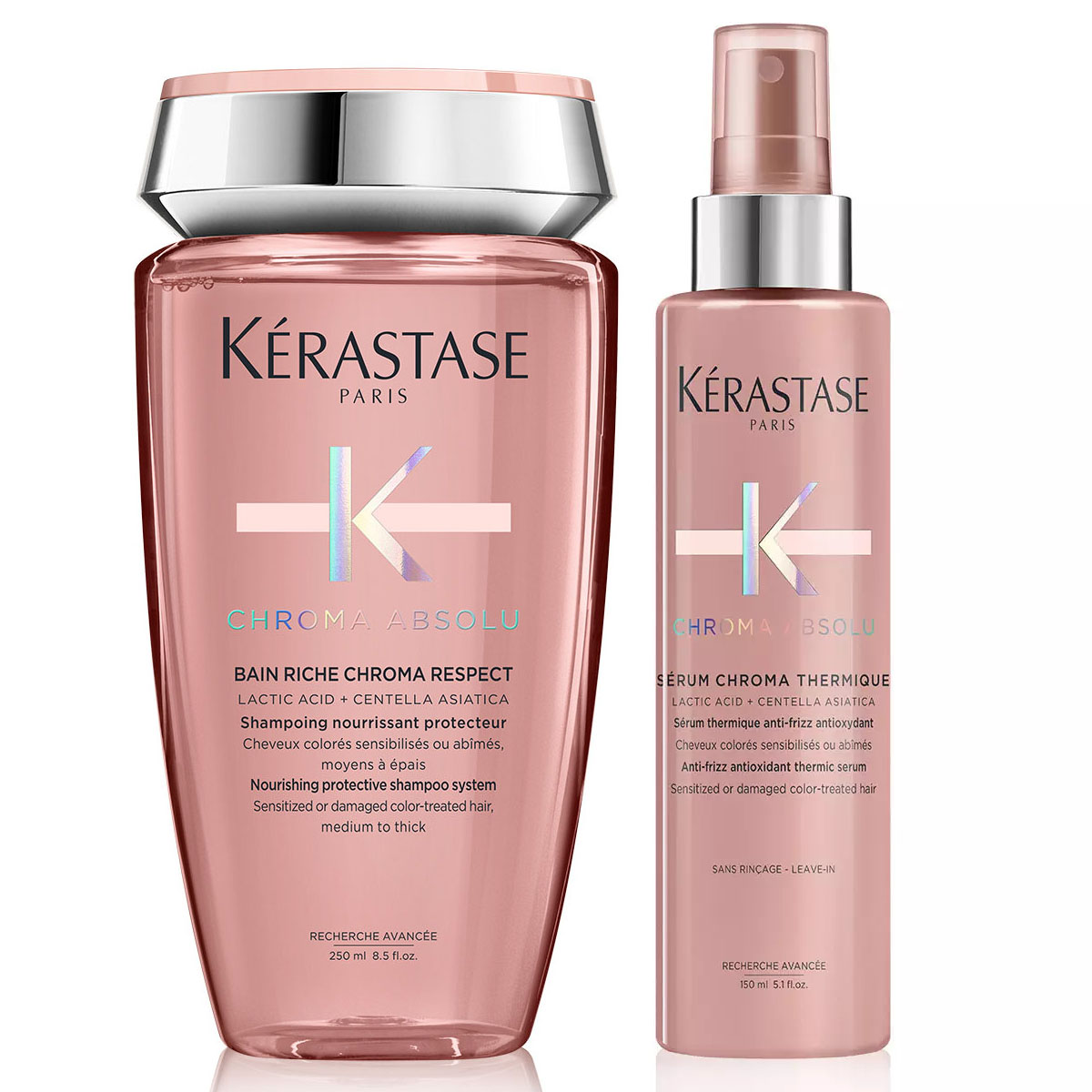 

Kerastase Набор для окрашенных волос (шампунь Riche 250 мл + термо-уход 150 мл) (Kerastase, Chroma Absolu), Chroma Absolu