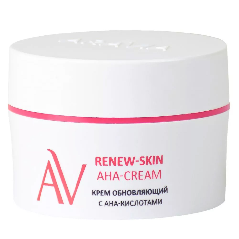 Aravia Laboratories Крем обновляющий с АНА-кислотами Renew-Skin AHA-Cream, 50 мл (Aravia Laboratories, Уход за лицом) крем для лица обновляющий с ана кислотами laboratories renew skin aha cream 50мл