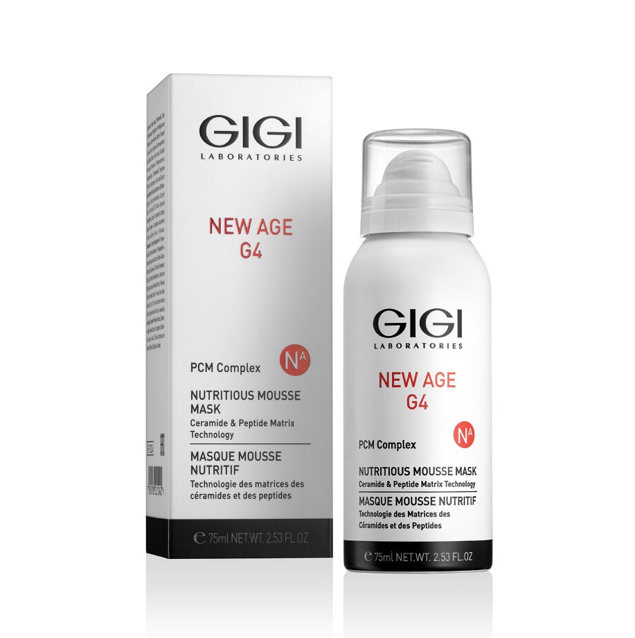 цена GiGi Питательная маска-мусс Nutritious Mousse Mask, 75 мл (GiGi, New Age G4)