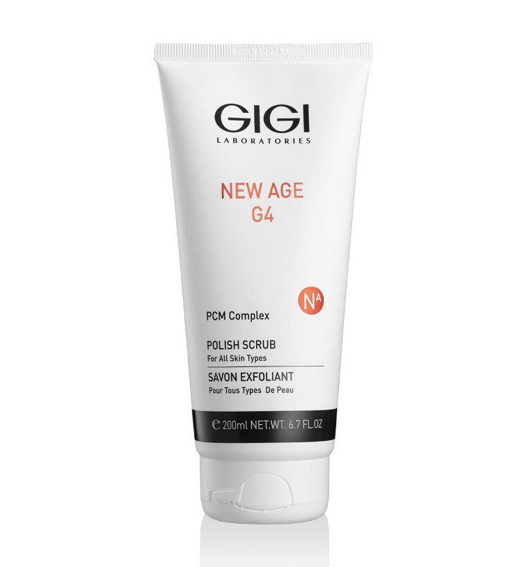 цена GiGi Отшелушивающее мыло-скраб Polish Scrub Savon Exfoliant для всех типов кожи, 200 мл (GiGi, New Age G4)