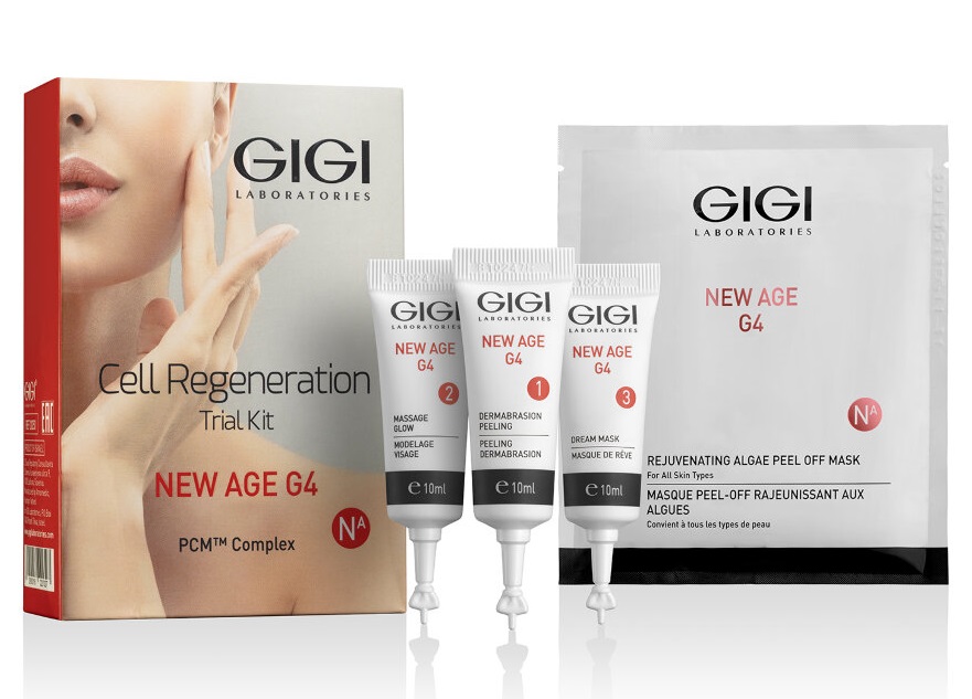 GiGi Промо-набор на 4 процедуры Cell Regeneration Trial Kit для всех типов кожи (GiGi, New Age G4) огненный топаз пилинг очищающий увлажняющий и обновляющий кожу 30 мл