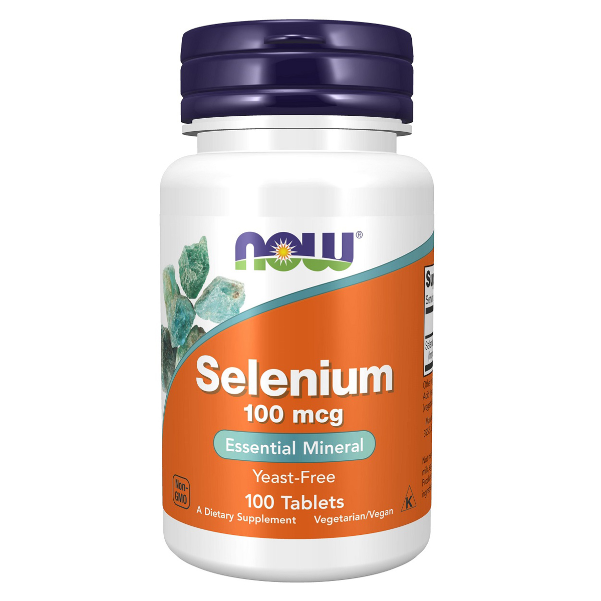 Now Foods Селениум 100 мкг, 100 таблеток (Now Foods, Витамины и минералы)