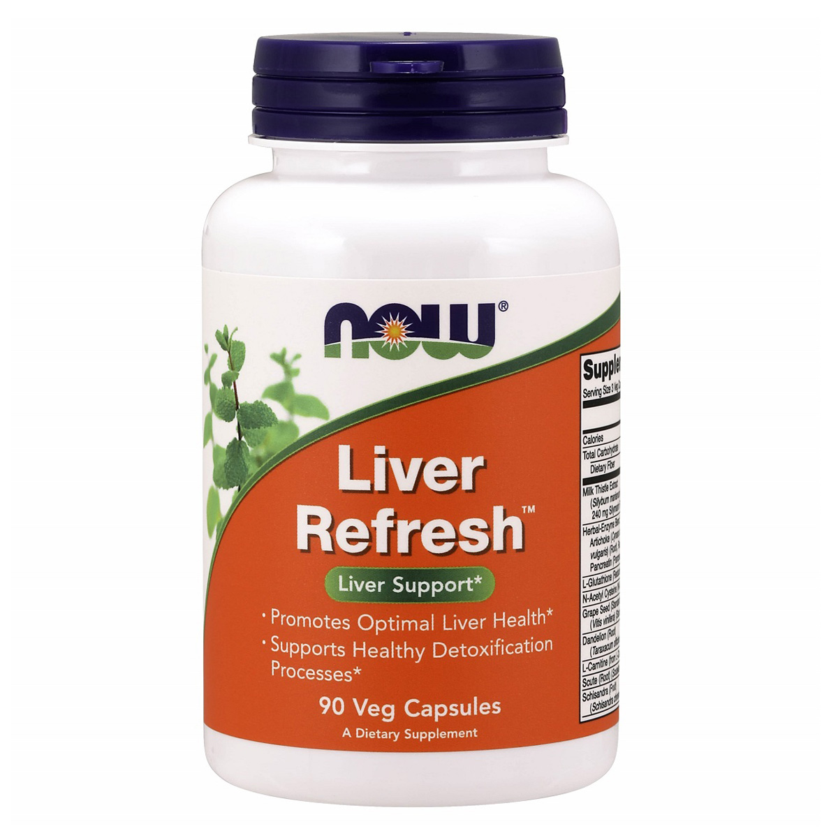 Нау Фудс Комплекс для здоровья печени Liver Refresh 771 мг, 90 капсул (Now Foods, Растительные продукты) фото 0