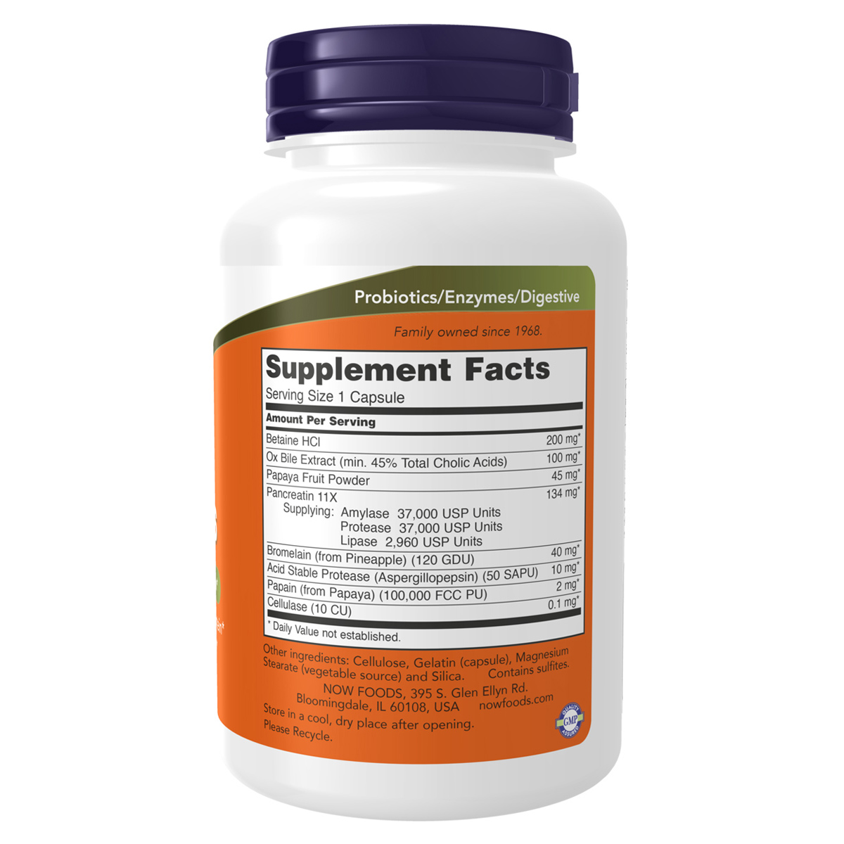 Нау Фудс Супер энзимы, 90 капсул (Now Foods, Волокна, пробиотики, ферменты) Нау Фудс Супер энзимы, 90 капсул (Now Foods, Волокна, пробиотики, ферменты) фото 6