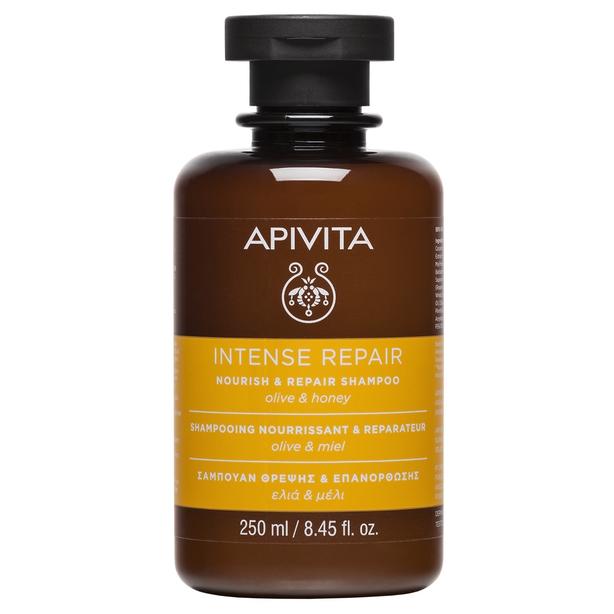 Apivita Питательный и восстанавливающий шампунь с оливой и медом, 250 мл (Apivita, Hair)