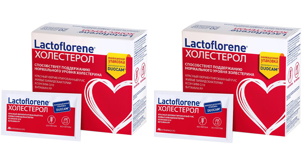 lactoflorene биологически активная добавка холестерол 20 пакетиков lactoflorene Lactoflorene Набор-сдвойка Холестерол, 2 х 20 пакетиков (Lactoflorene, )