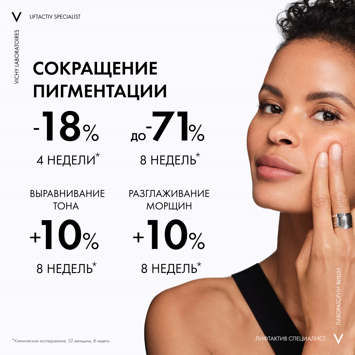 Виши Сыворотка комплексного действия с витамином B3 против пигментации и морщин, 30 мл (Vichy, Liftactiv) фото 6