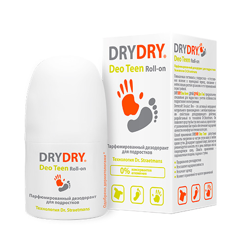 цена Dry Dry Парфюмированный дезодорант для подростков, 50 мл (Dry Dry, Deo Teen)