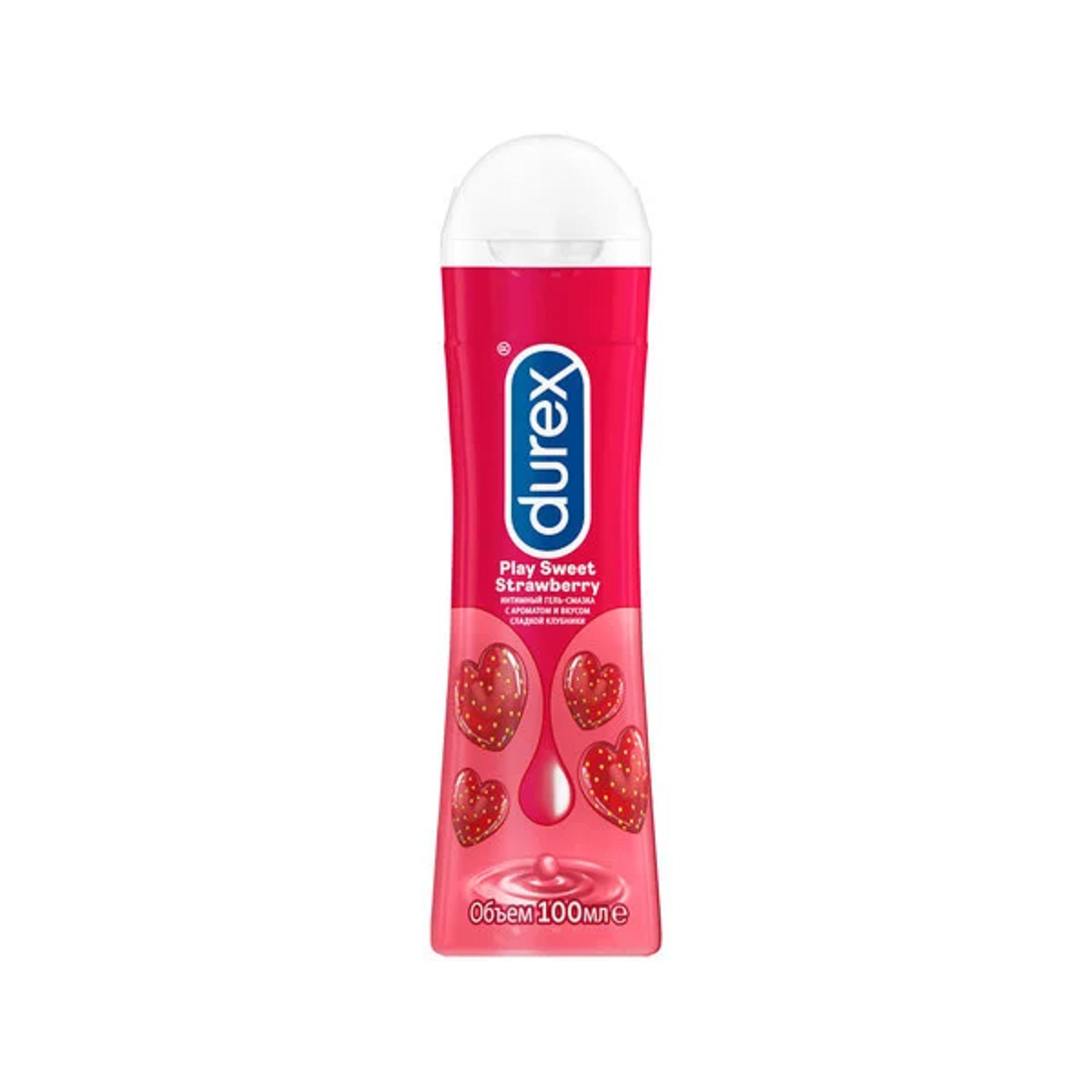 Дюрекс Гель-смазка Play Sweet Strawberry, 100 мл (Durex, Гель-смазка) фото 0