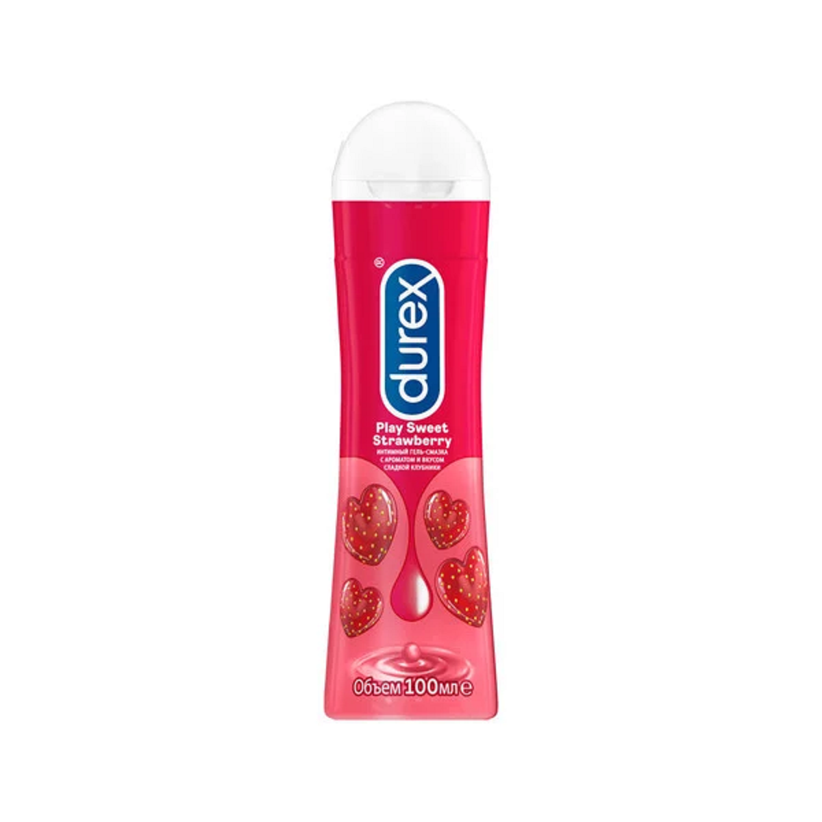 Durex Гель-смазка Play Sweet Strawberry, 100 мл (Durex, Гель-смазка) гель смазка durex play heat 100 мл